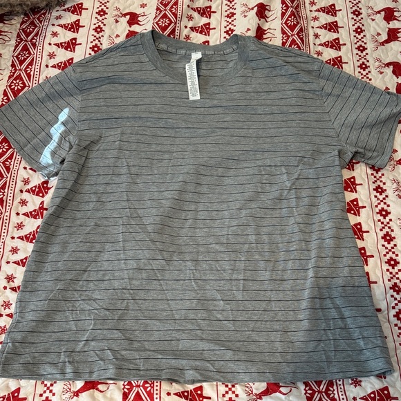 lululemon athletica Tops - Lululemon Classic Gray Striped Women's Tee